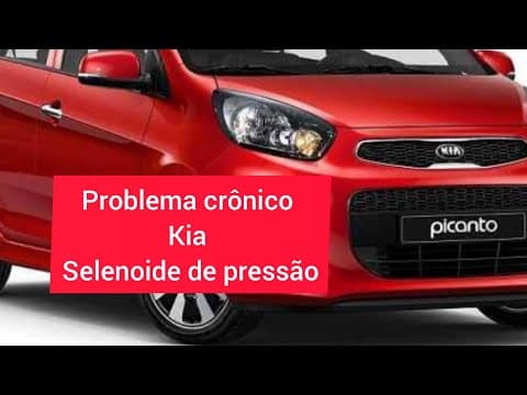Capa do vídeo Kia Picanto transmissão automática problema crônico P748 controle de pressão A